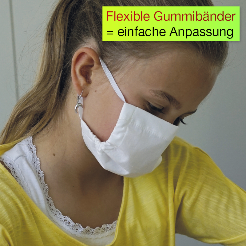 Alltags-Gesichtsmaske mit Membranfilter S (Kinder) 