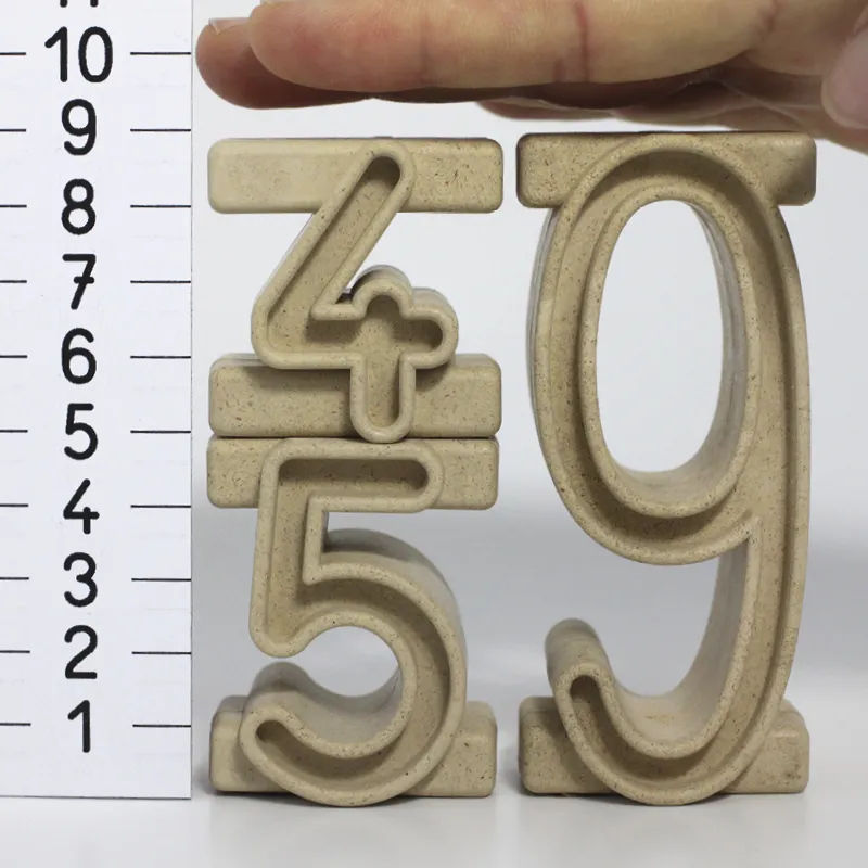 Stable tal "Tal på Tal", 34 stk., "Montessori Farver"