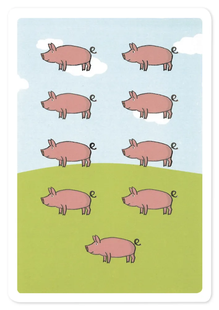 Karten-Set "Mehr, weniger oder gleich viel? Denk- und Legespiele"