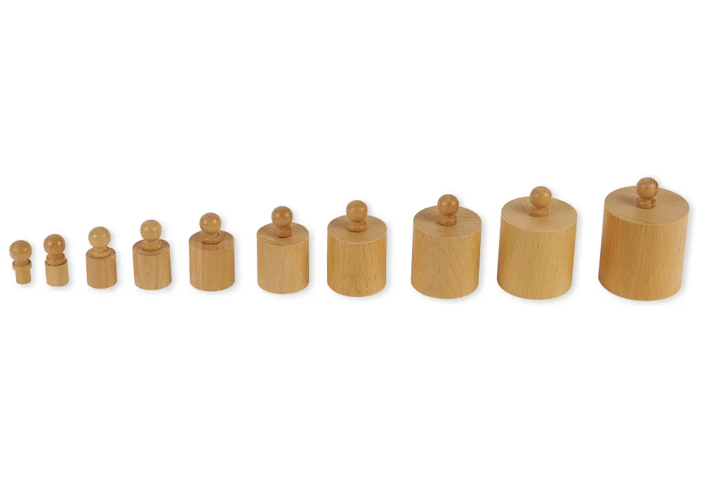 TimeTEX Block mit Zylindern 1 "Montessori Premium"