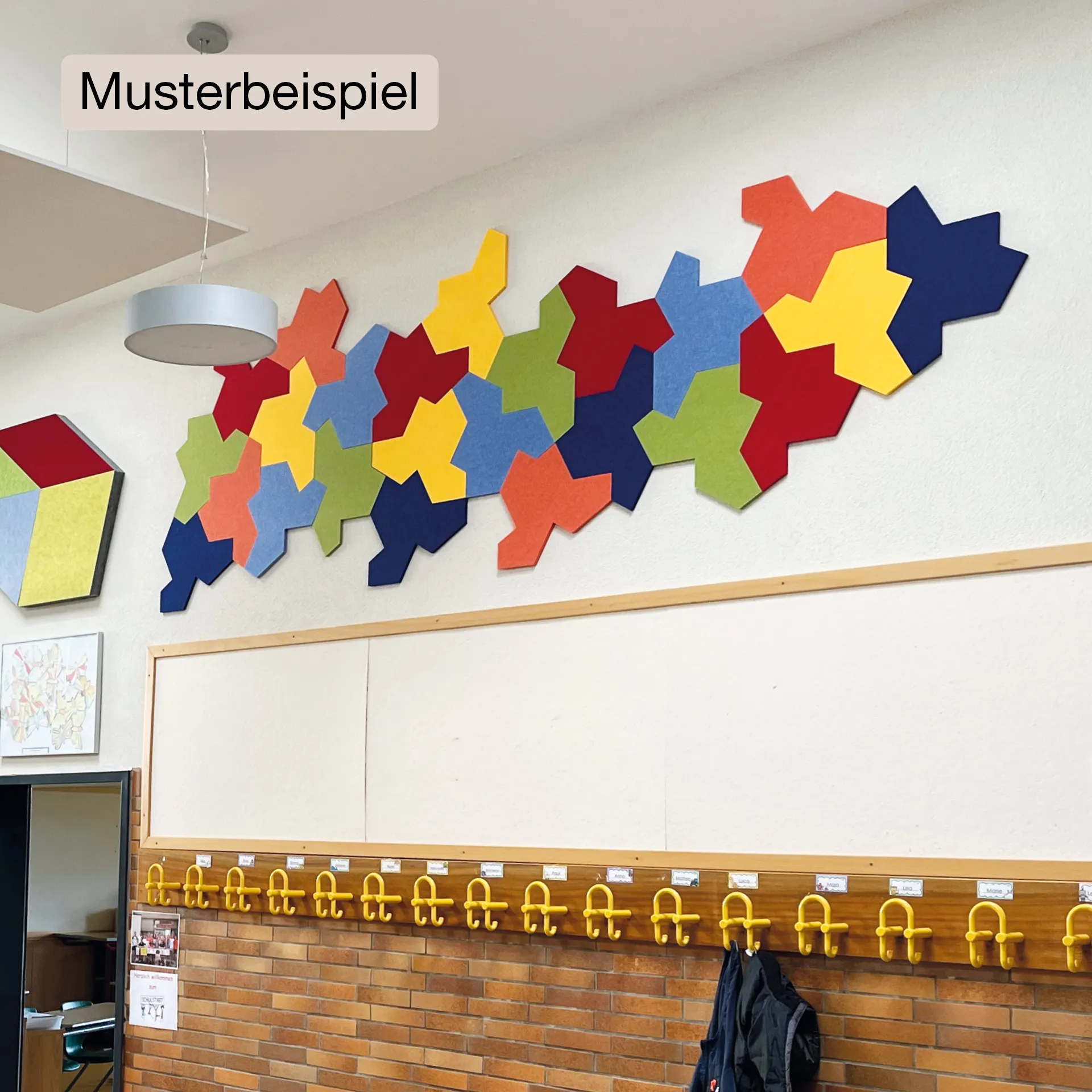 Schallabsorber Silentstar "EinStein" 4-farbig, 12 Stück