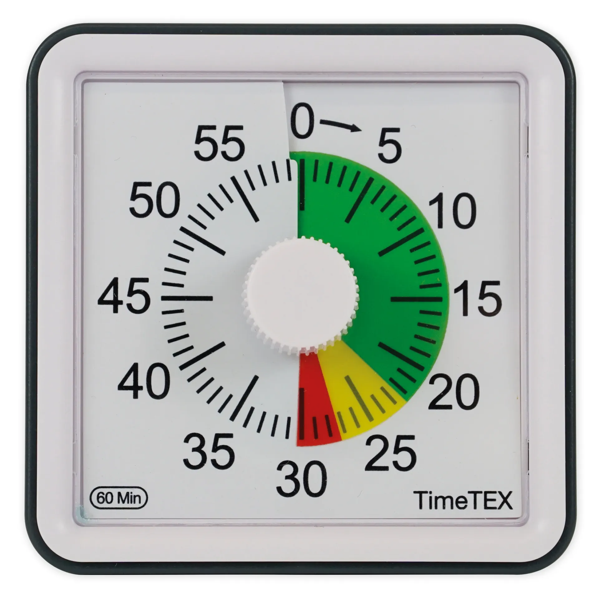 TimeTEX Tylus laikmatis Compact, su šviesoforo spalvų laiko disku