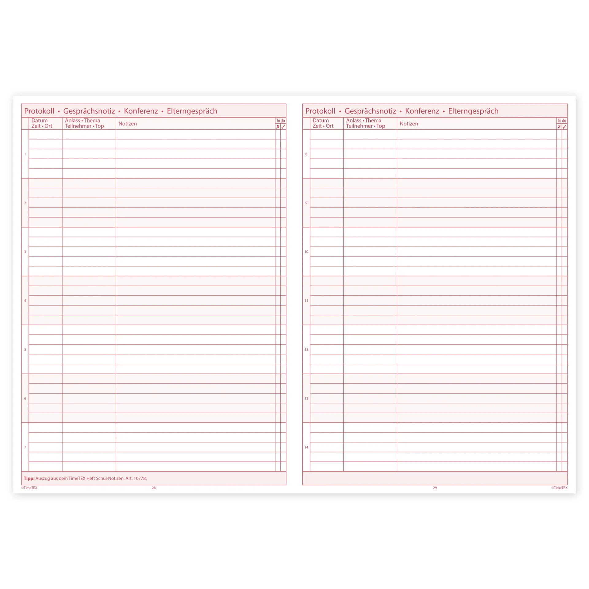 TimeTEX Referendar-Heft A4 TimeTEX Referendar-Heft A4