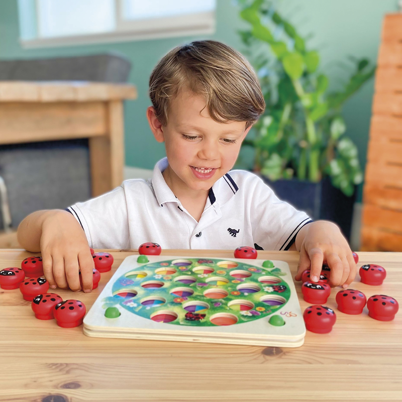 Jeu de mémorisation « Memolino Coccinelle », 30 pcs