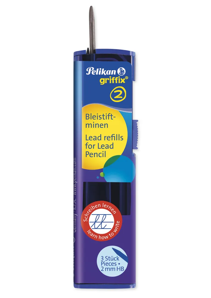 Pelikan griffix Bleistiftminen schwarz 2 mm, 3 Stück