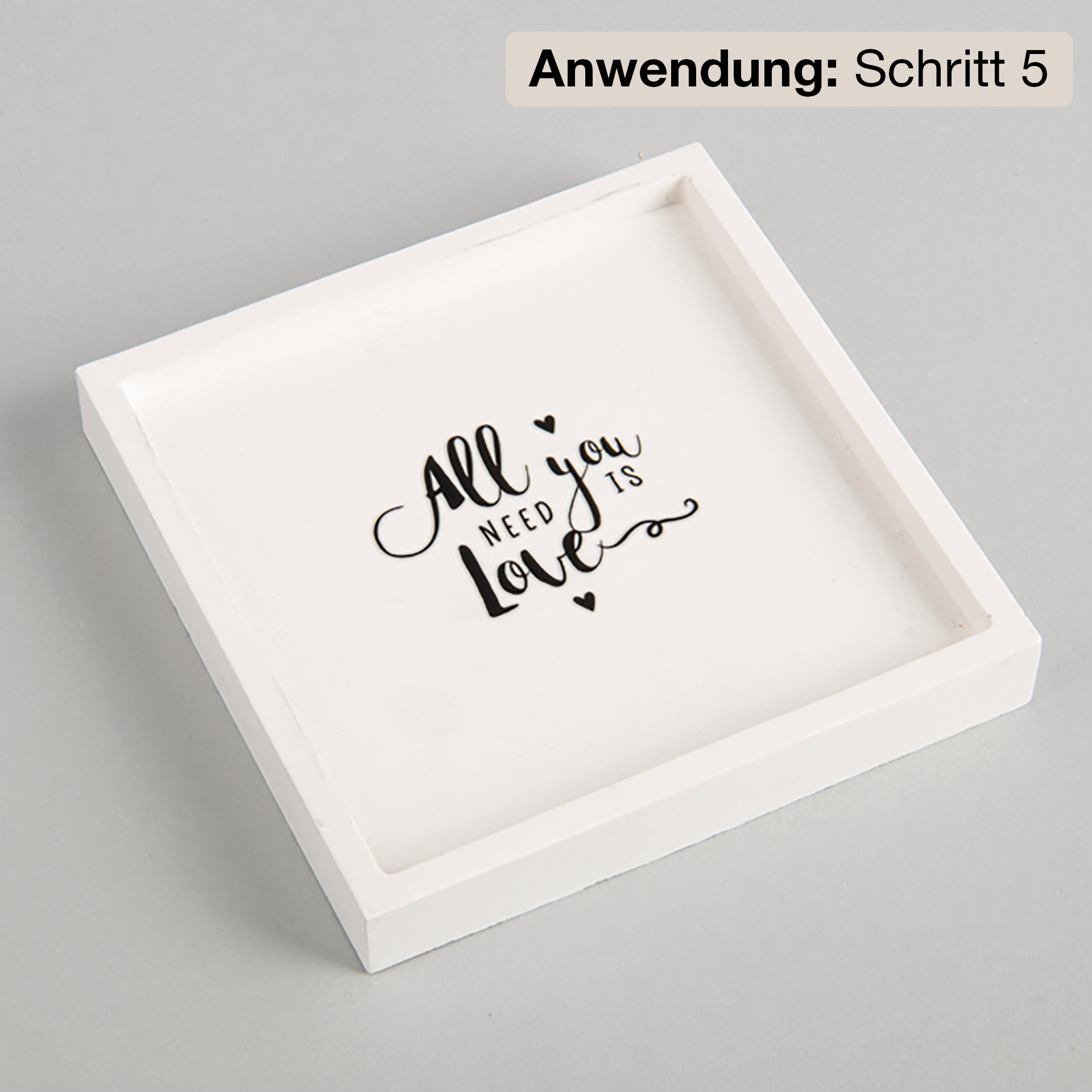 Transfer-Aufkleber "Words”, mit 3D-Effekt