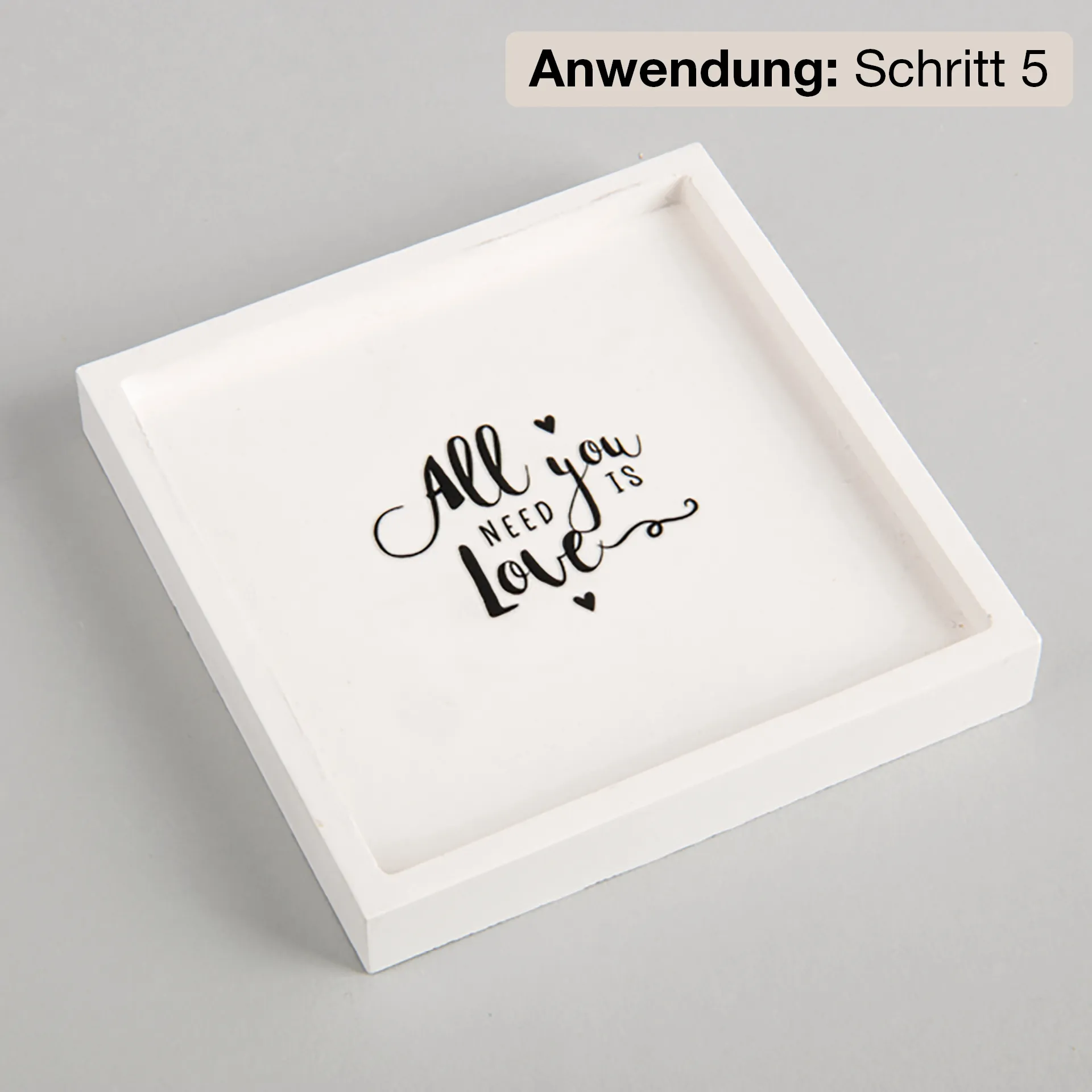 Transfer-Aufkleber "Words”, mit 3D-Effekt
