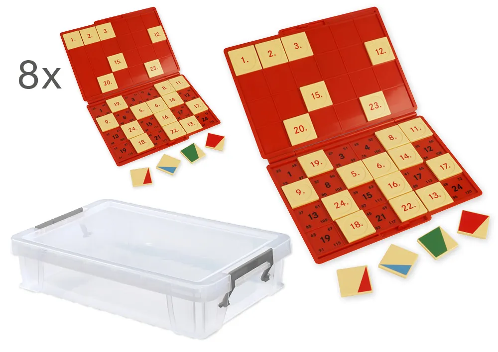 Klassensatz LÜK-Kontrollgerät Universal, 8-tlg., in Box