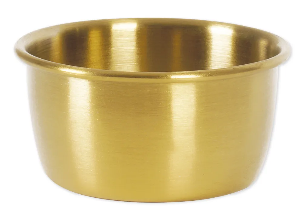 TimeTEX Goldschälchen für die Einerperlen, Metall "Montessori Premium"