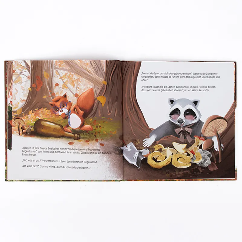 Buch "Egon Eichhorn und der wilde Müll im Wald", 48 Seiten