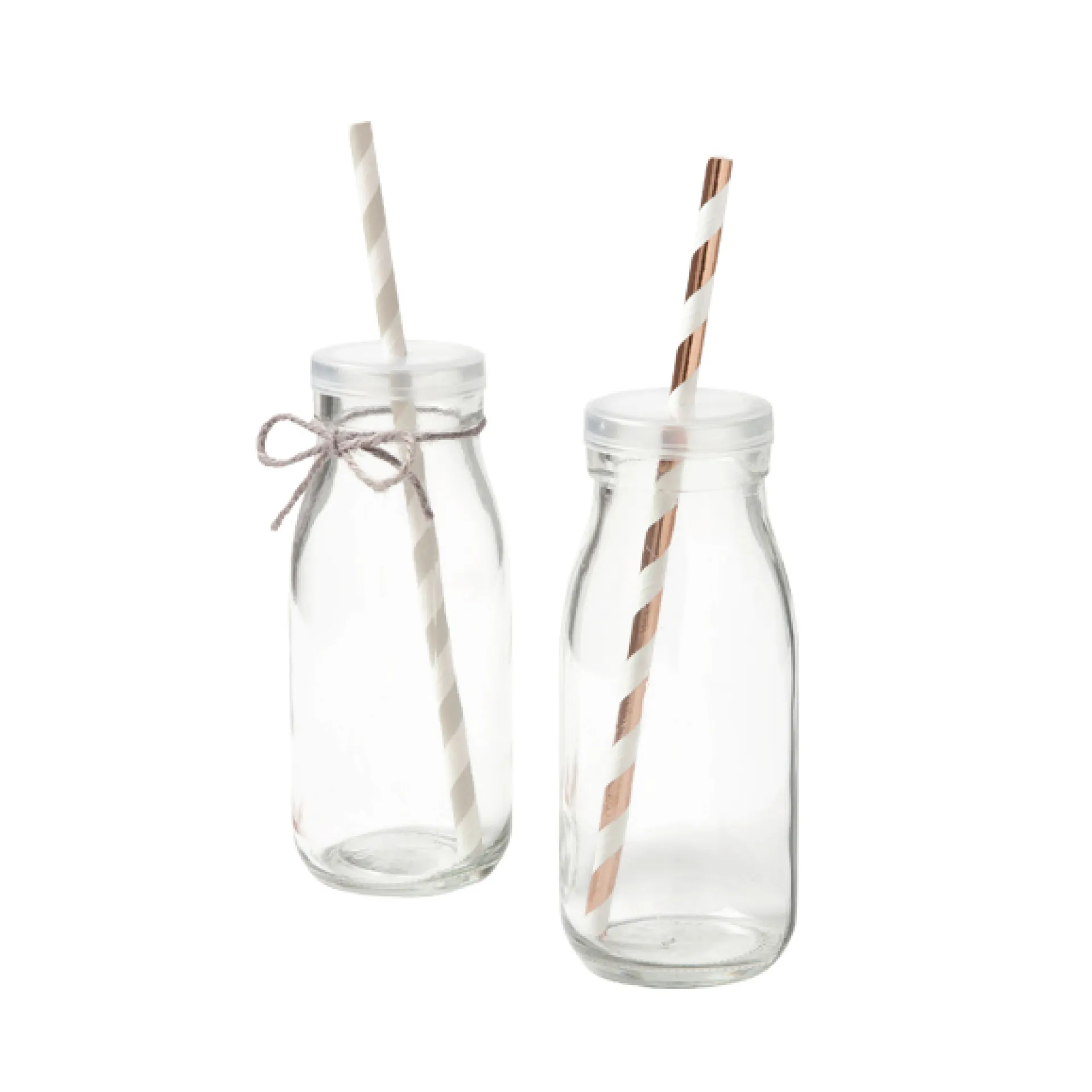 Papieren rietjes "Sweet Blossom" assorti, 25 stuks