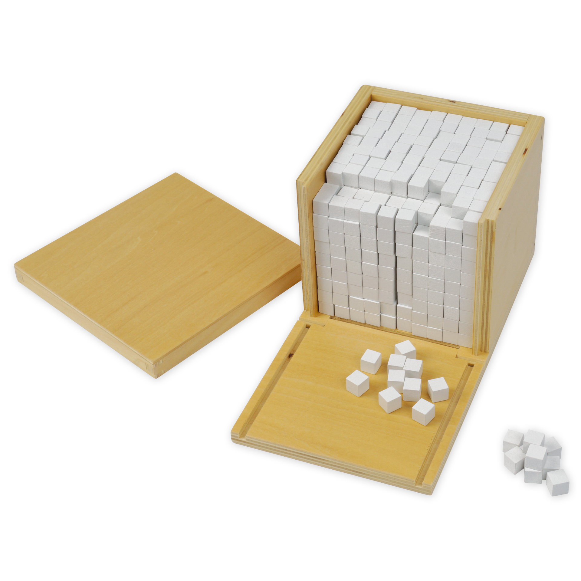 TimeTEX Kasten mit 1000 Kuben "Montessori Premium"