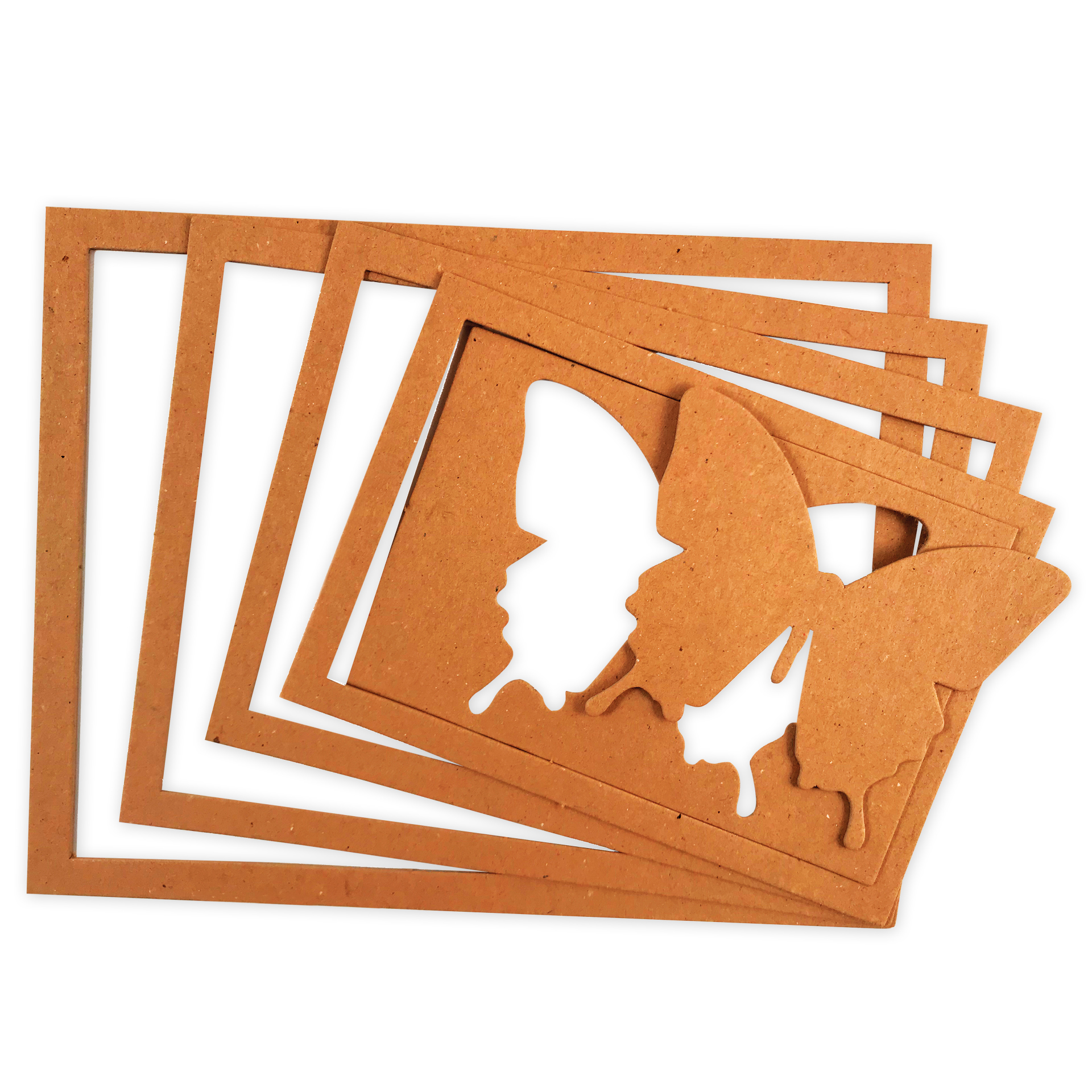 TimeTEX Bilderrahmen-Set aus Graupappe für 12 Stück, 36-teilig