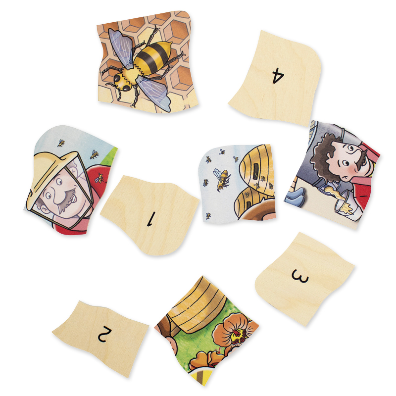 beleduc Schichten-Puzzle "Honig", 29-tlg.