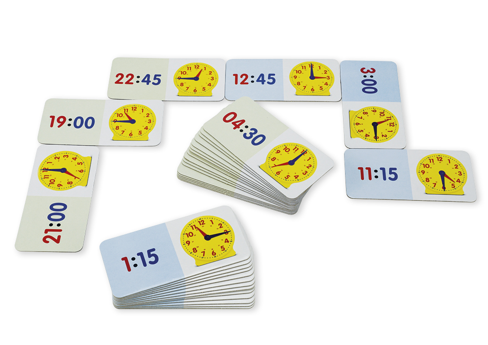 Hagemann Zeit-Domino 1-24 Uhr, 36-tlg.