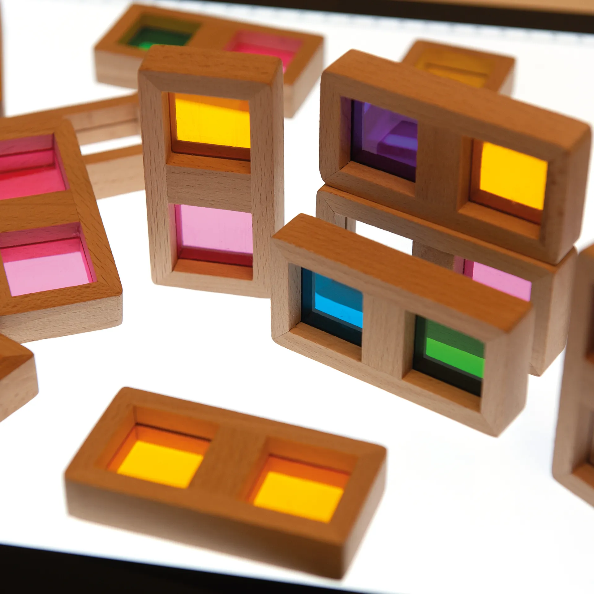 Farb-Domino "Regenbogen", 29-tlg.