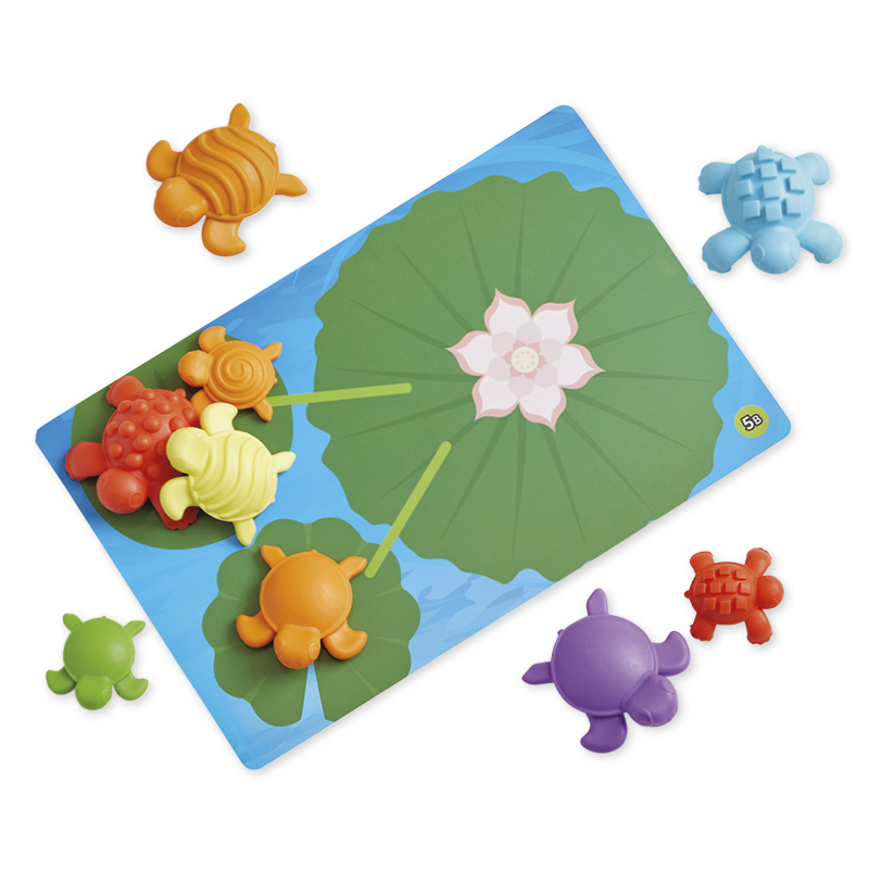 Hagemann Sortier-Spiel "Sensorische Schildkröten", 46-tlg.