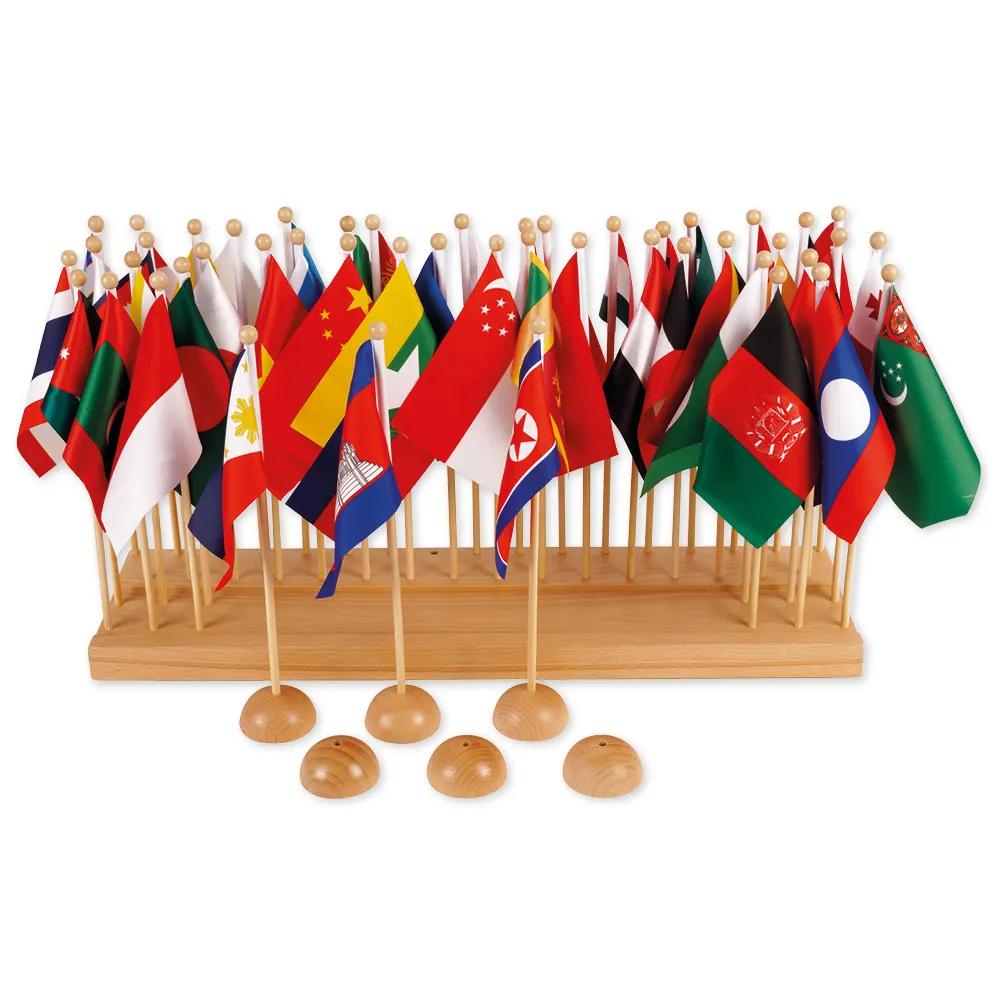 TimeTEX Asia flaggstativ "Montessori Premium"