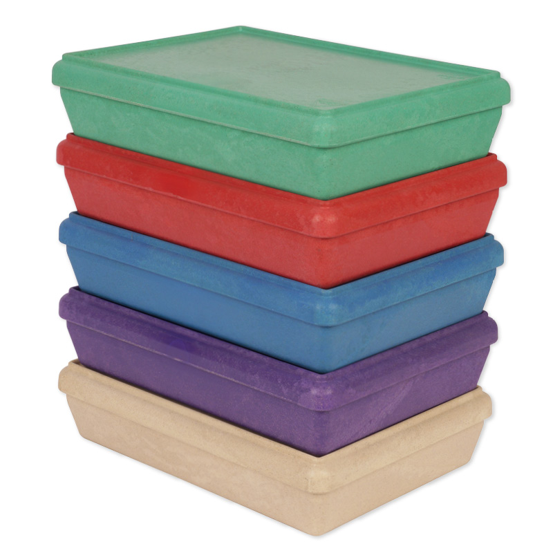 Boîte de rangement avec couvercle, en RE-Wood®