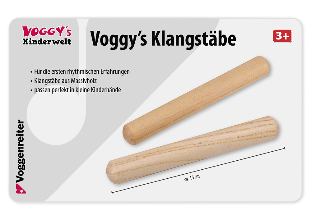 Klangstäbe, 15 cm
