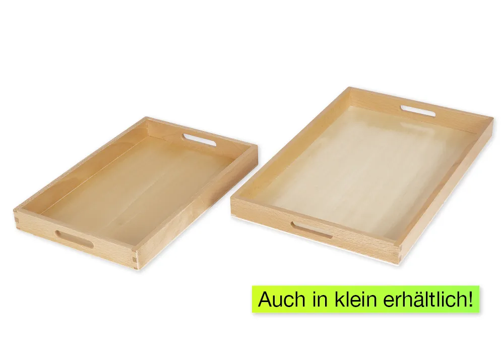 TimeTEX Holztablett, gross "Montessori Premium"