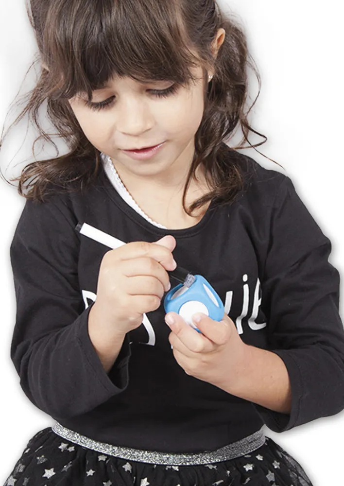 Juego de dados en blanco en lata, 4 uds.