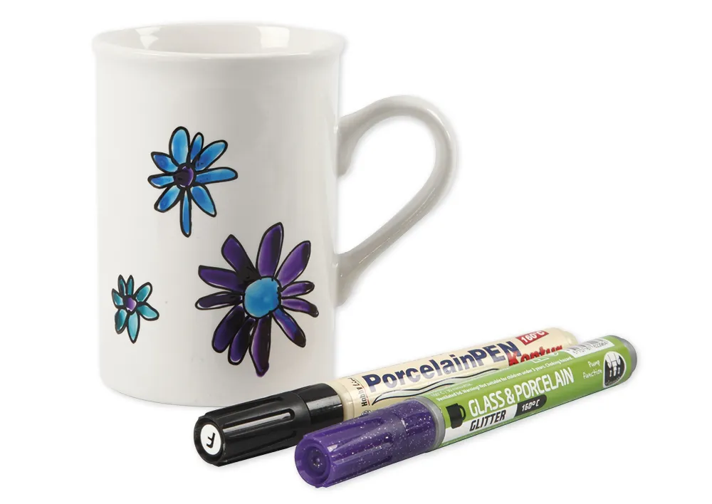 Porzellan-Becher, groß