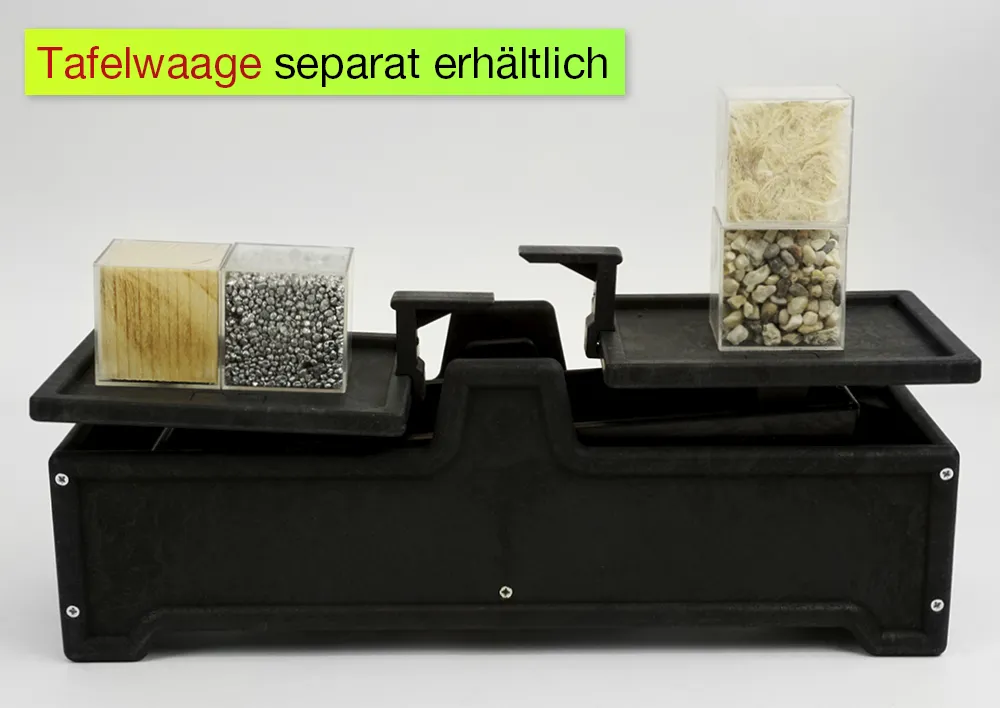 Gewichts-Vergleichssatz, 21-tlg., in Karton-Box