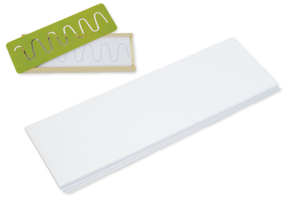 Hagemann Ersatz-Blätter für Schwungübungs-Schablonen, 100 Stück