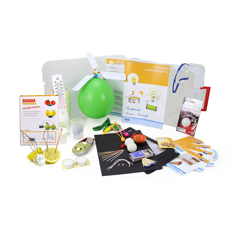 Forscherkoffer "Strom - Energie - Feuer", 50-tlg.