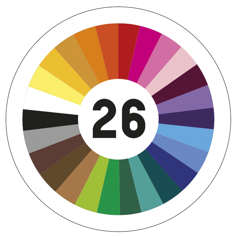 Stickgarn, 52 Docken in 26 Farben Stickgarn, 52 Docken in 26 Farben