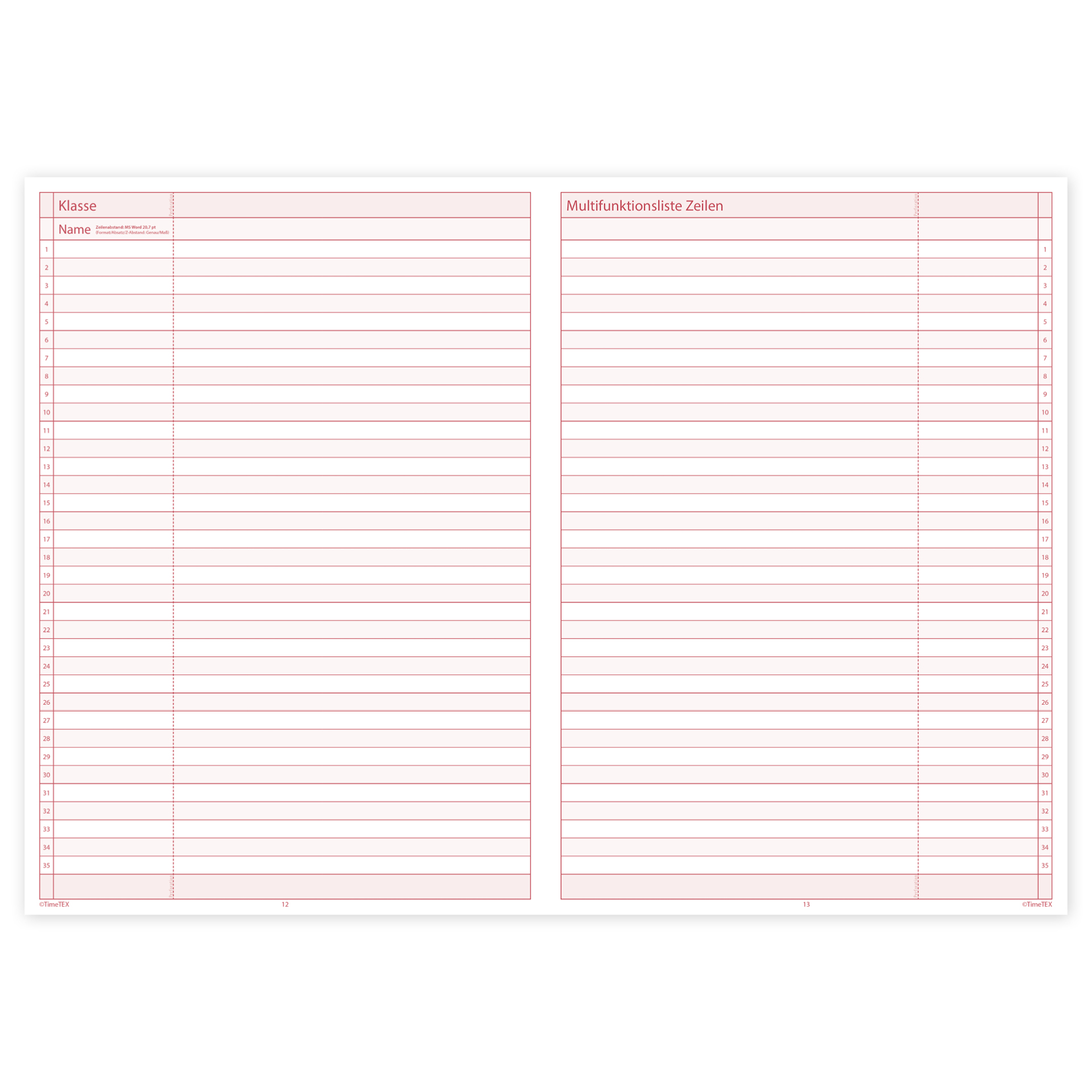 TimeTEX Referendar-Heft A4