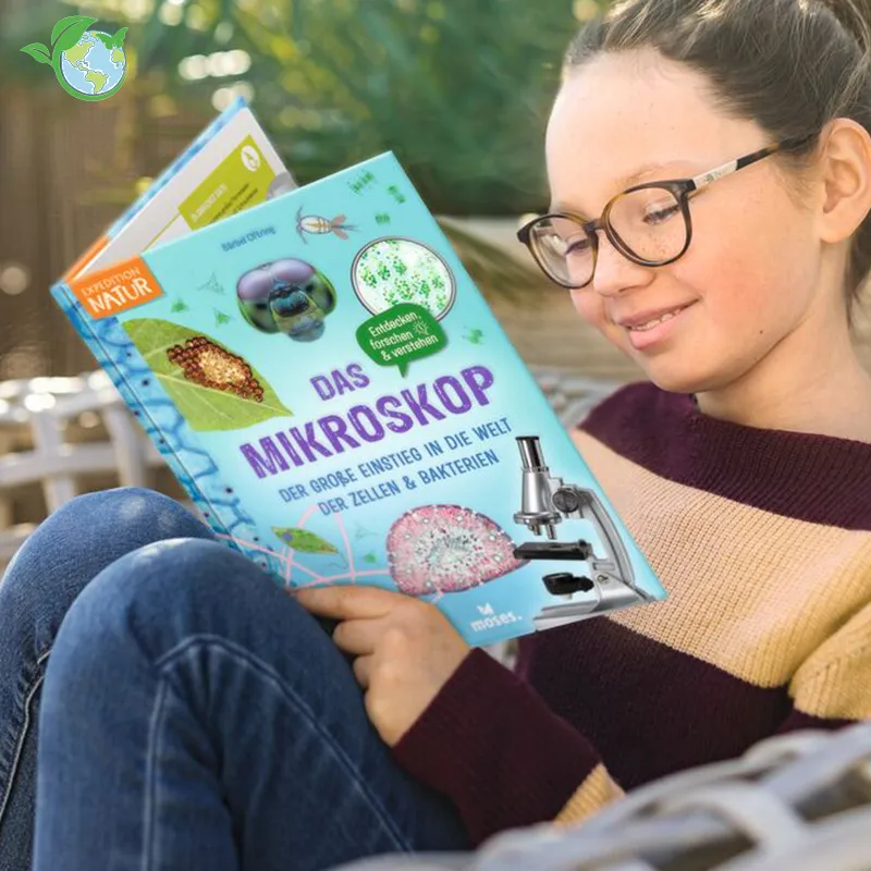 Buch "Das Mikroskop. Der große Einstieg in die Welt der Zellen & Bakterien", 95 Seiten