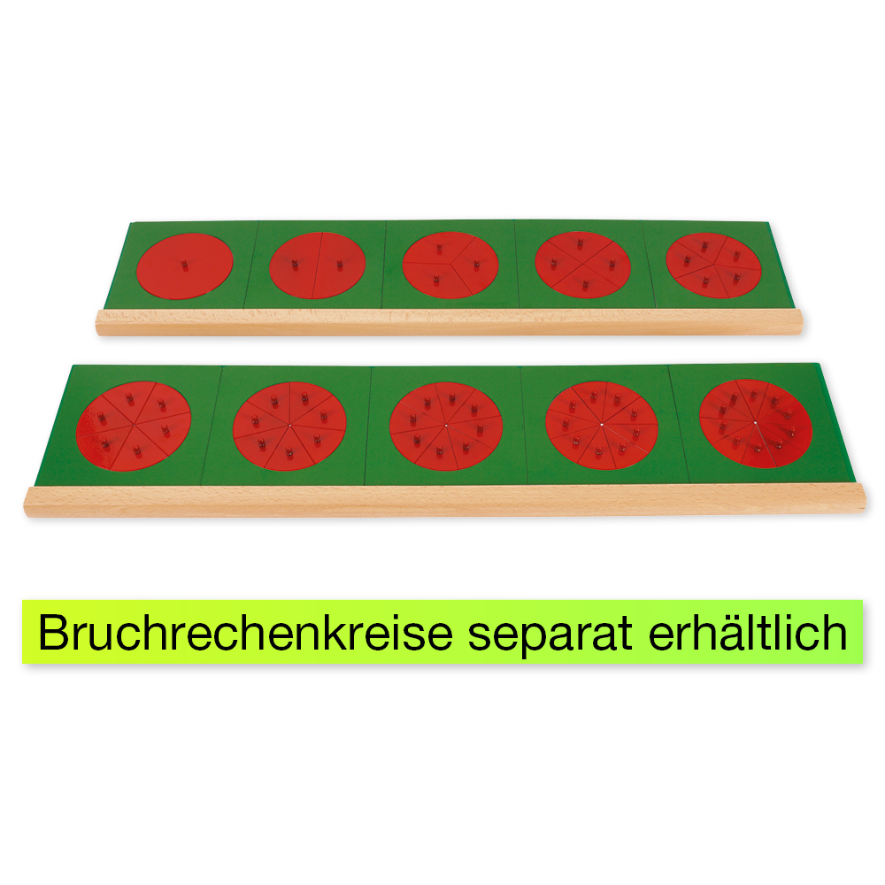 TimeTEX 2 Ständer für die Metallenen Bruchrechenkreise "Montessori Premium"