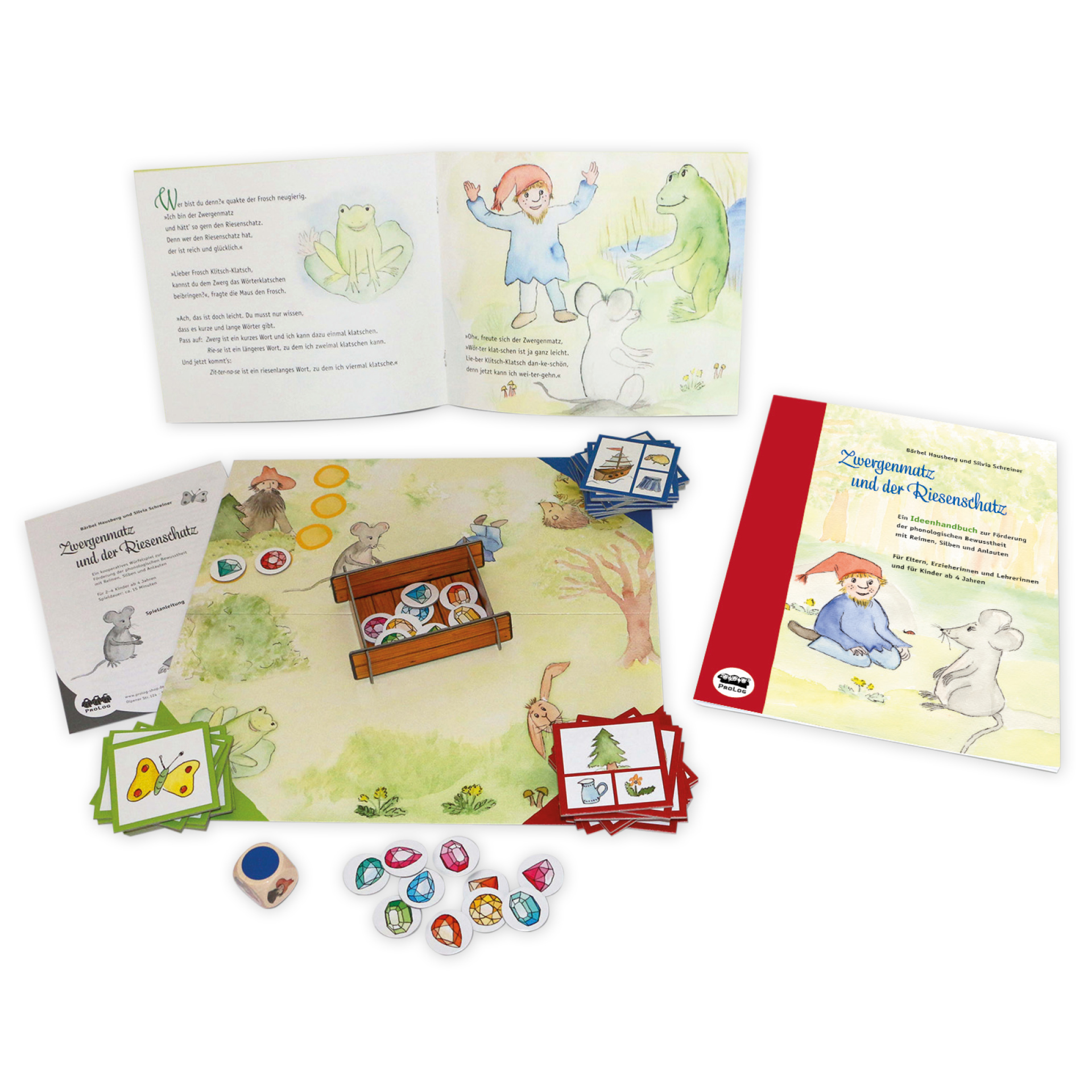 TimeTEX Lernspiel "Zwergenmatz und der Riesenschatz", 61-tlg.