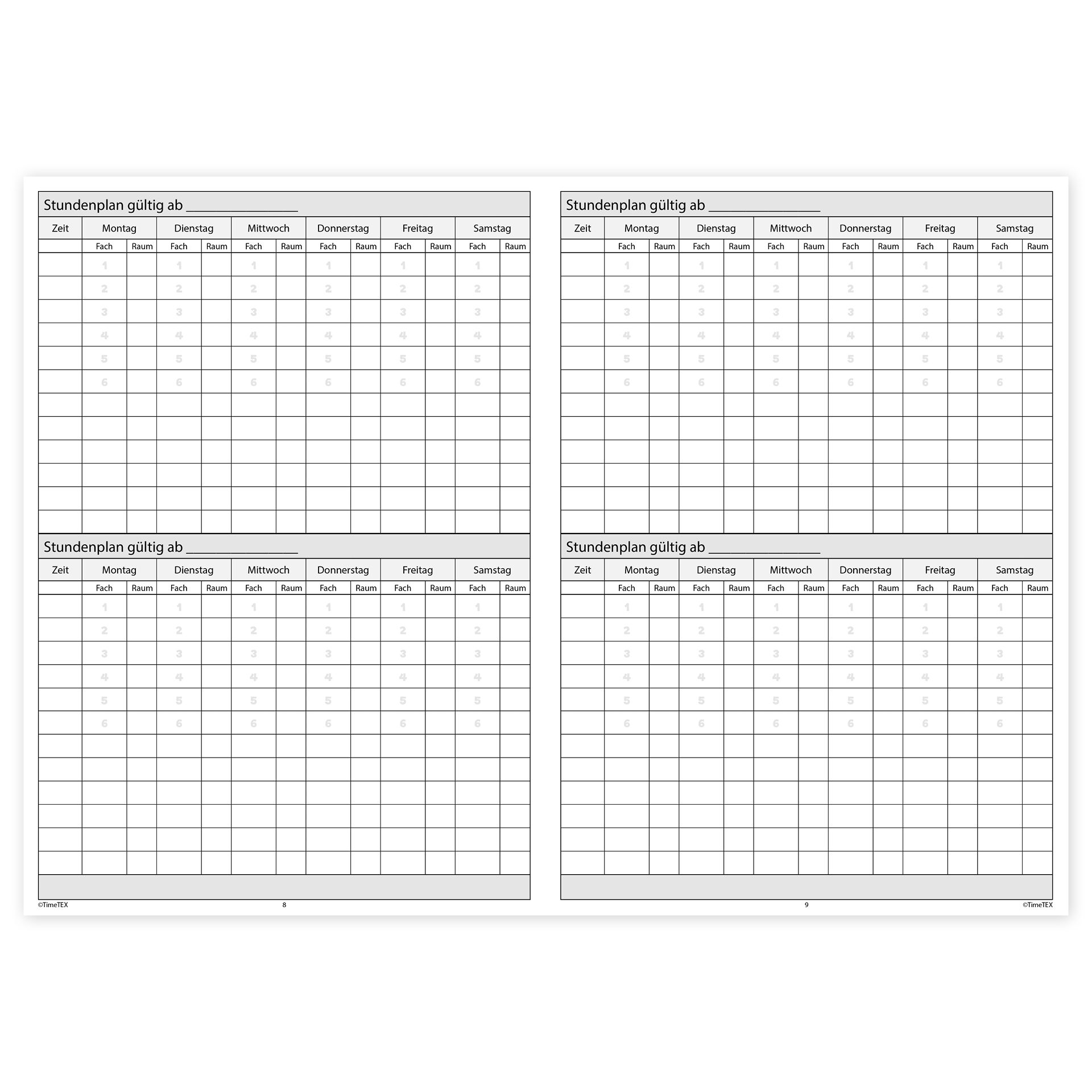 TimeTEX Klassenbuch A4-Plus, Sekundarstufe + Grundschule TimeTEX Klassenbuch A4-Plus, Sekundarstufe + Grundschule
