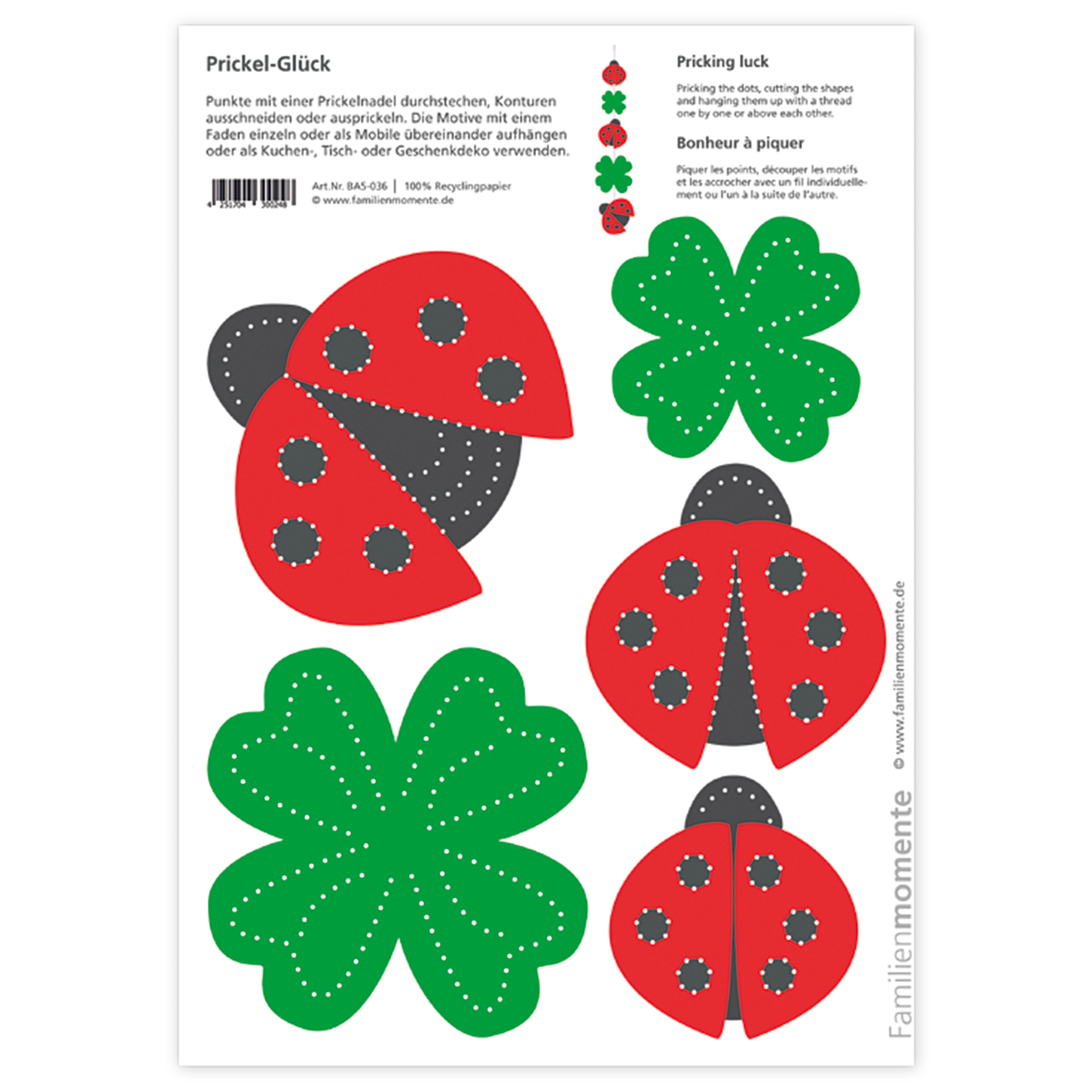 TimeTEX Prickelmotiv DIN A5, 10 Bögen