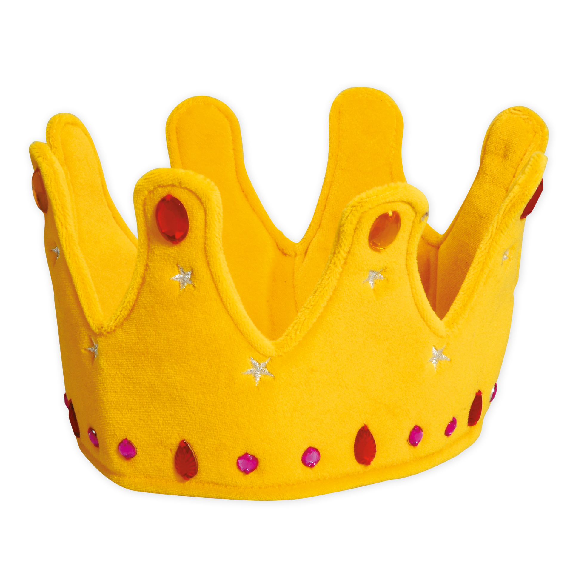 Kinder-Krone aus Samt, ca. 24 cm ø