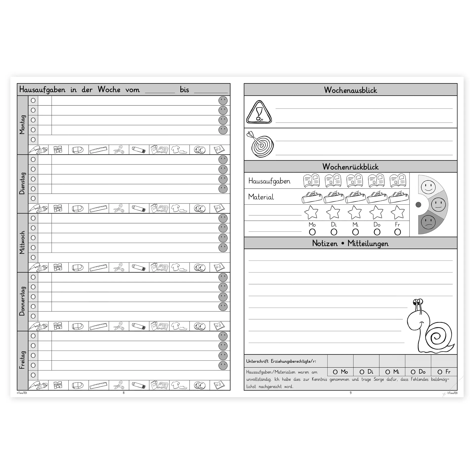 Schüler-Logbuch PLUS A4