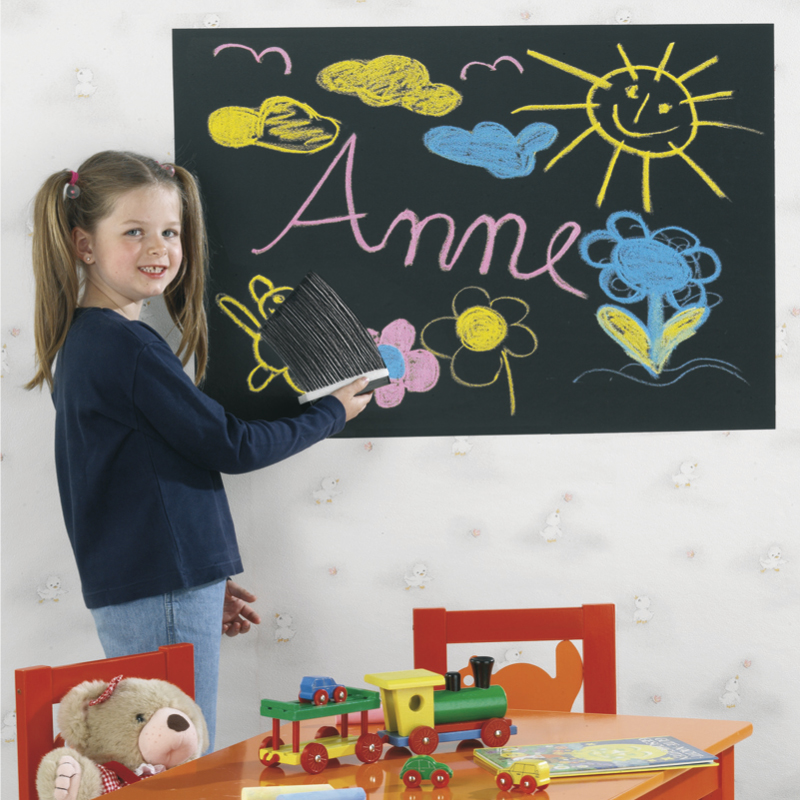 Hagemann Tafelfolie selbstklebend, schwarz, 150 x 58 cm