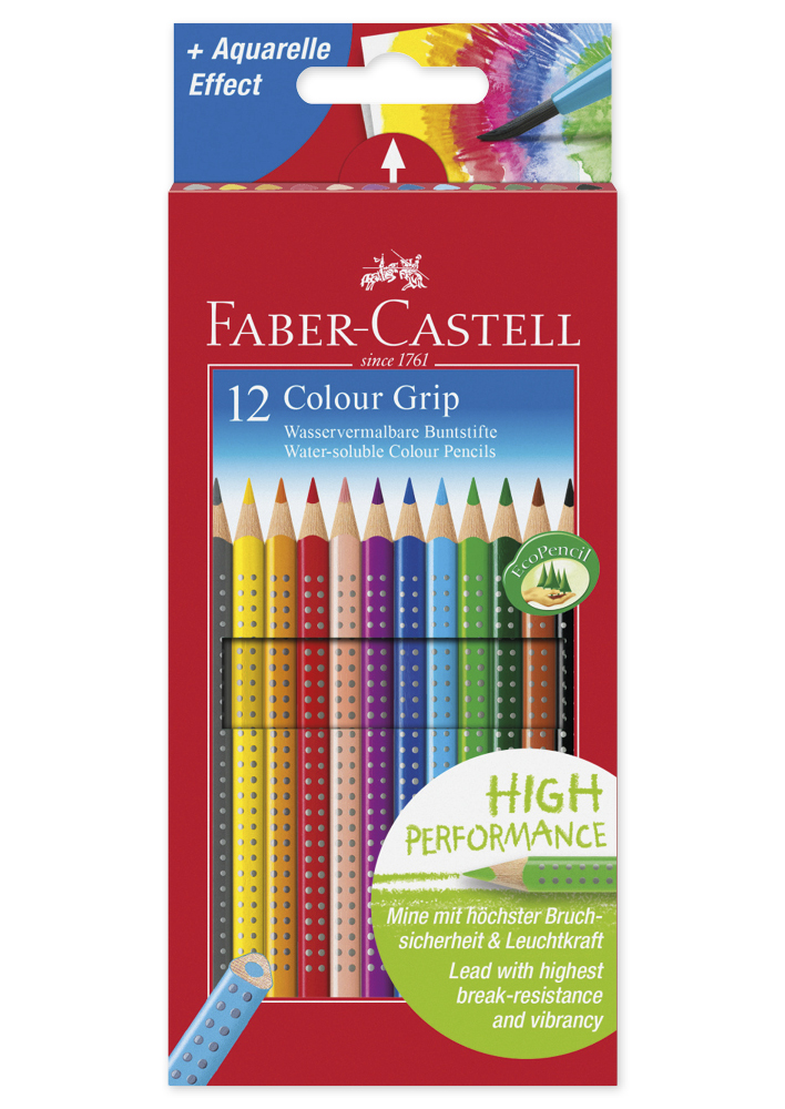 Hagemann Faber-Castell Buntstift Colour Grip 12-tlg.
