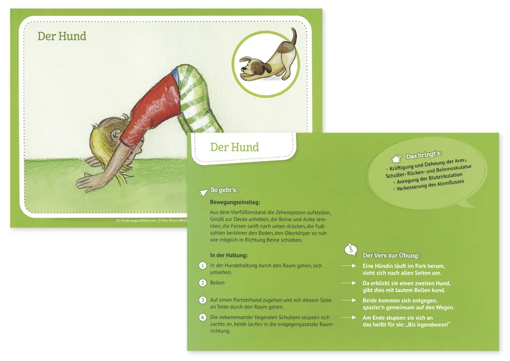 Karten-Set "30 Kinderyoga-Bildkarten"