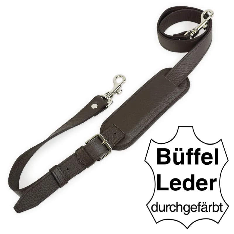 TimeTEX Draagriem, buffelleer/suède