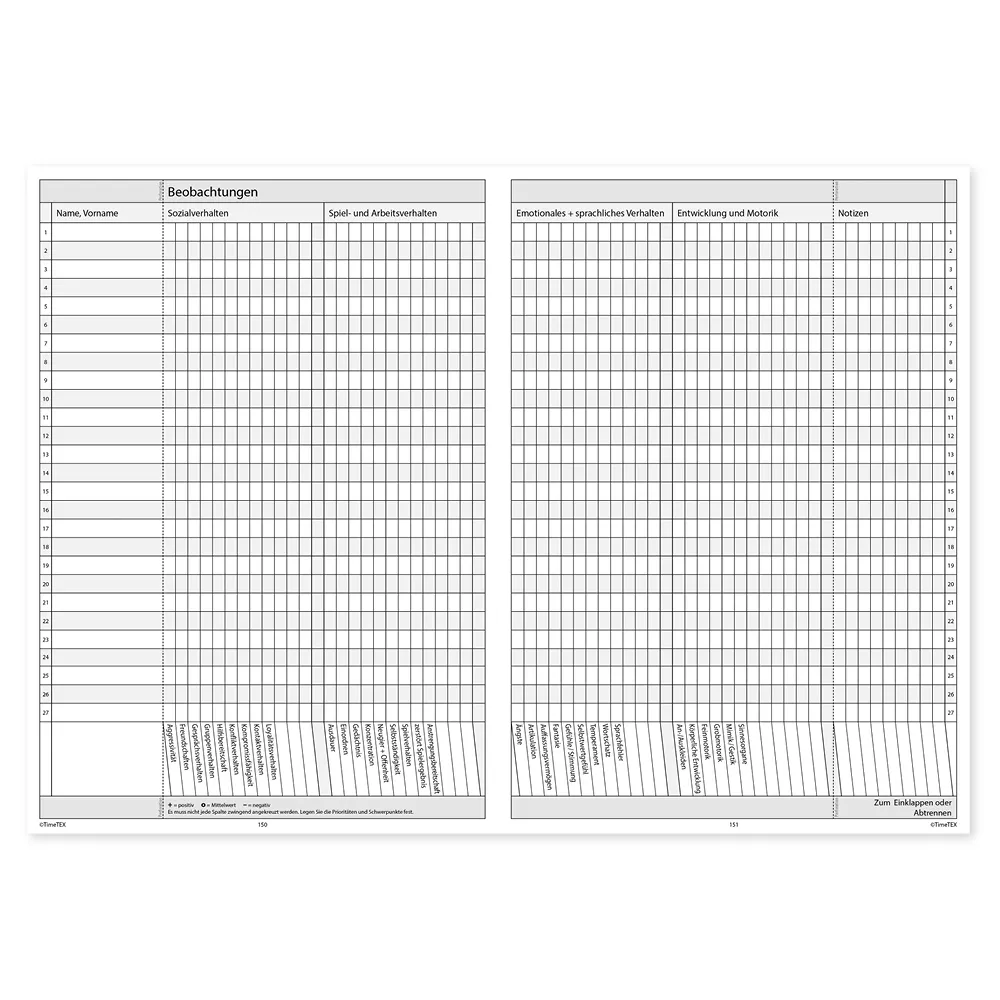 TimeTEX KiTa-System-Planer A4-Plus 2026/2027