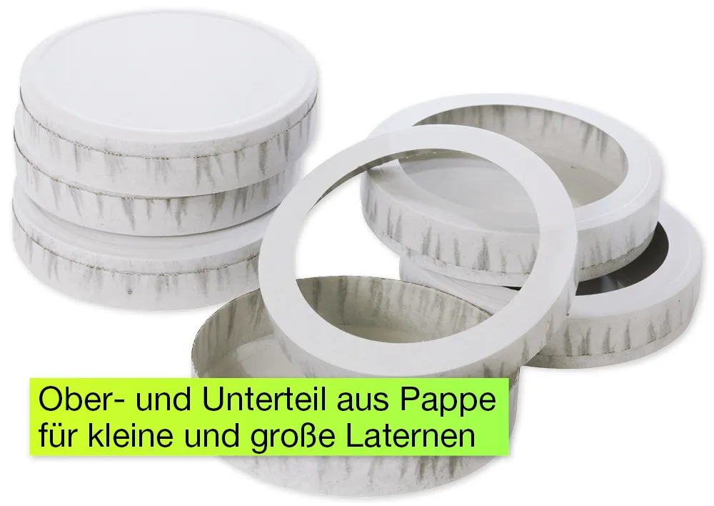 Käseschachteln groß 15,3 cm ø, 10 Paar
