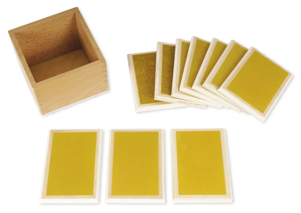 TimeTEX schuurpapier gradaties, ruw-glad "Montessori Premium"