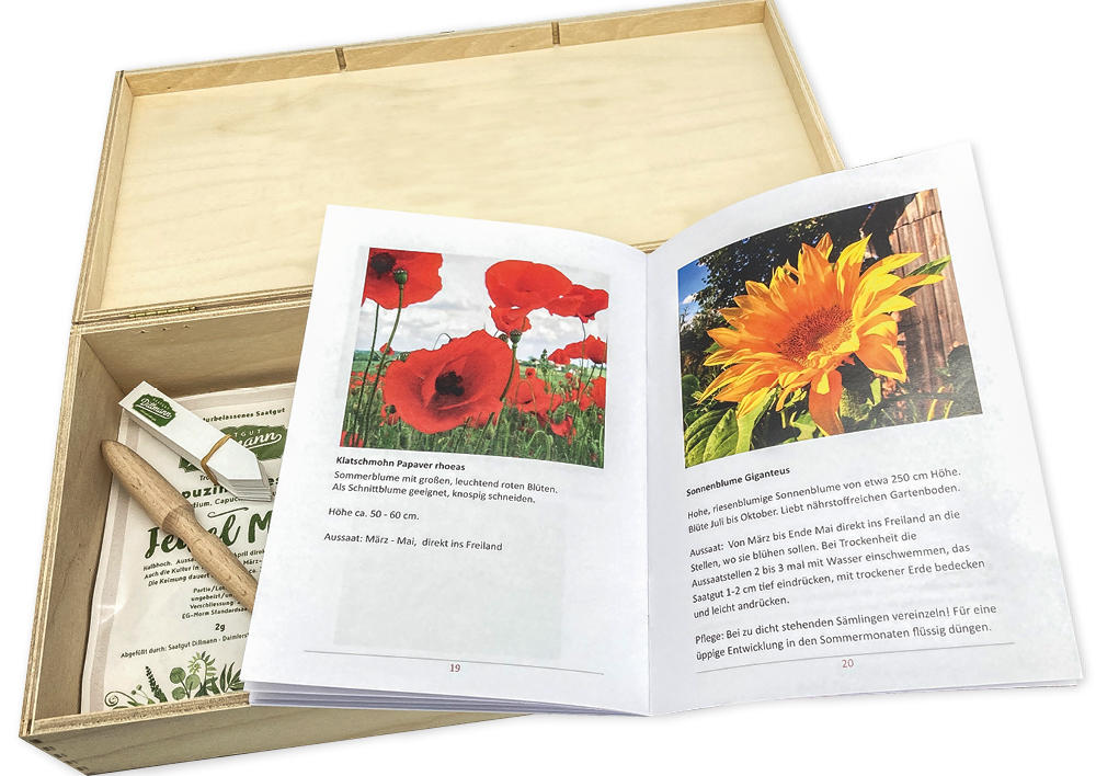 Hagemann Saatgut-Box "Gartenbox für Kinder", Set 1, 67-tlg.