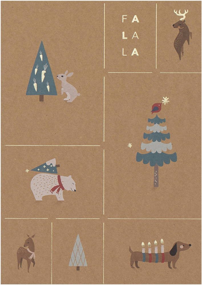 Kraftpapier-Block "Magic Christmas Paper" A4, 20 Blatt Kraftpapier-Block "Magic Christmas Paper" A4, 20 Blatt