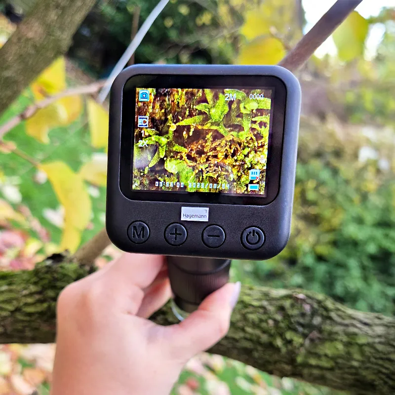 Digitale zakmicroscoop, 800-voudig, met beeldscherm