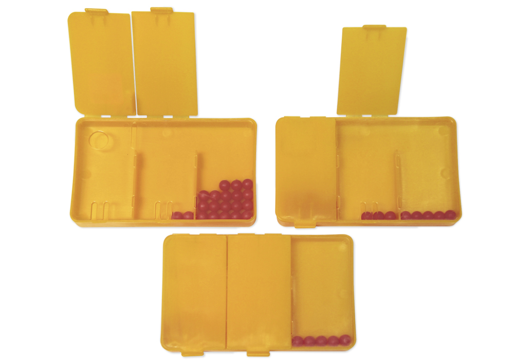 Hagemann Schüttelbox 3-tlg., mit 20 Perlen